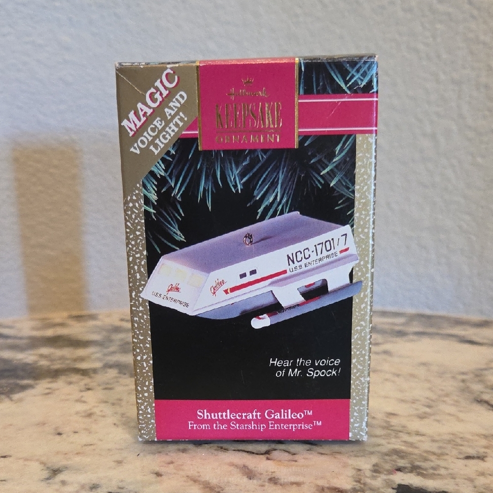 Hallmark Keepsake Shuttlecraft Galileo Ornament with Sound